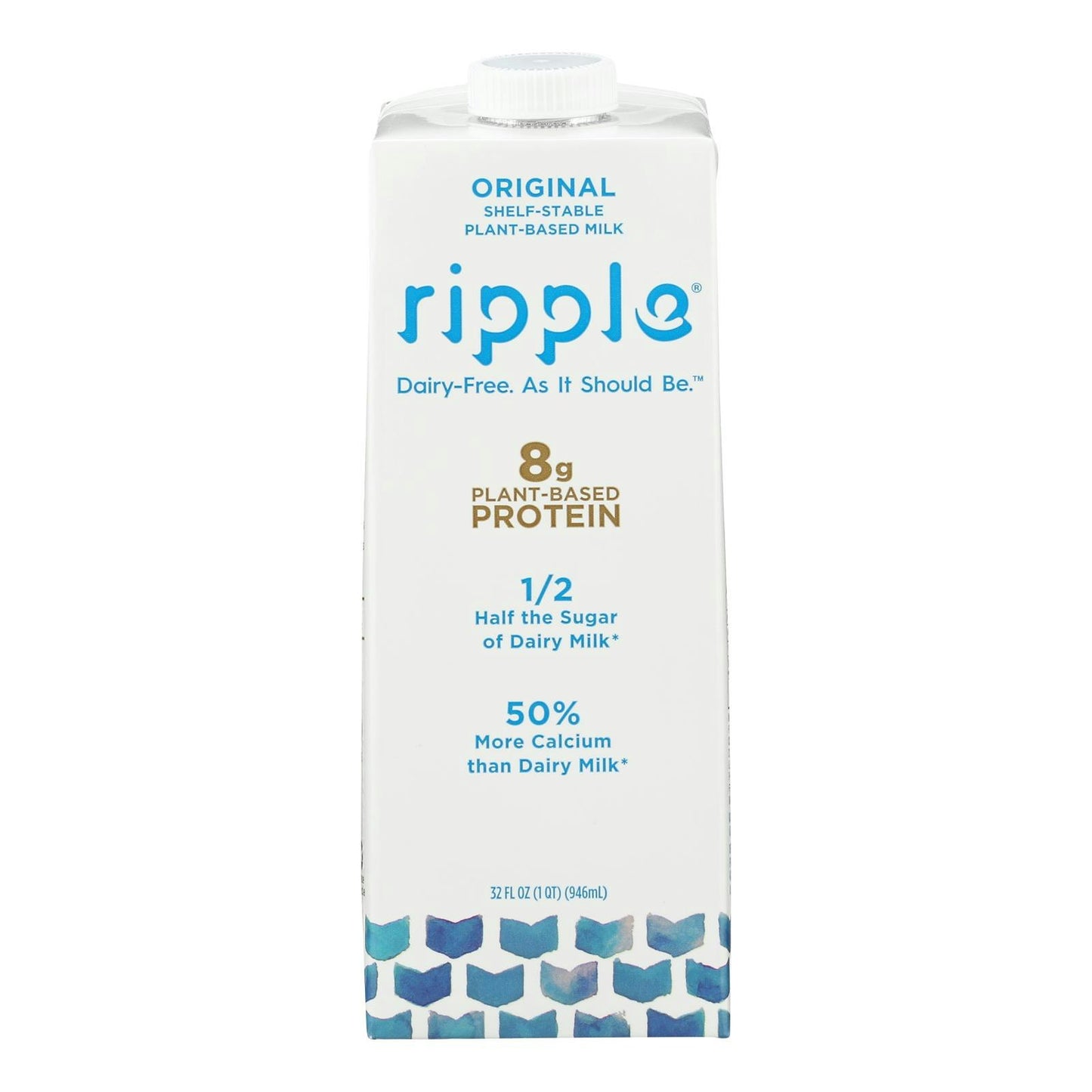 Ripple Foods Pbc - Milk Aseptic Original 32 fl. oz (Pack of 6)