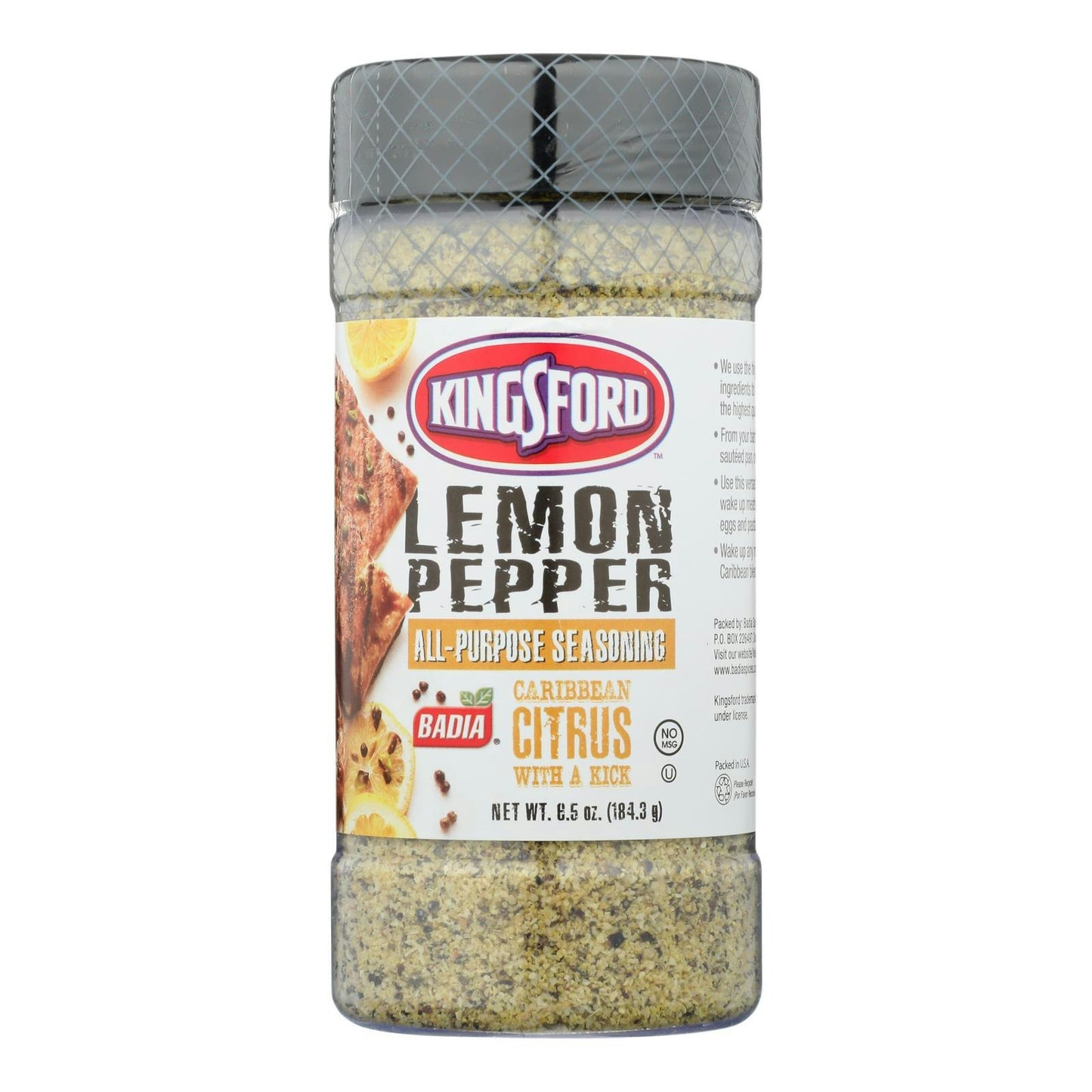 Badia Spices - Seasoning Lemon Pepper 6.5 oz (Pack of 6)