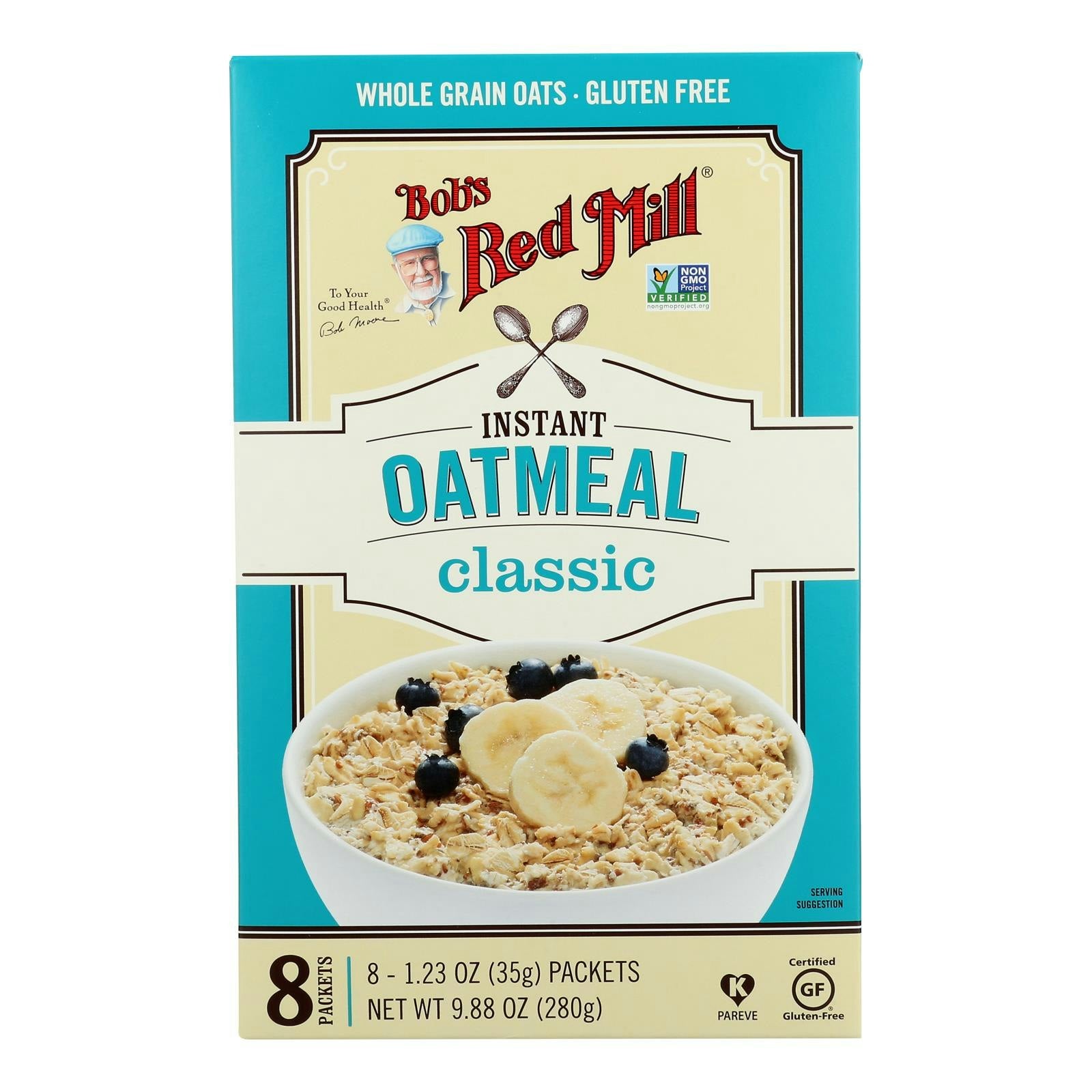 Bob's Red Mill - Instant Oatmeal Gluten Free (Packet Classic 9.88 oz (Pack of 4)