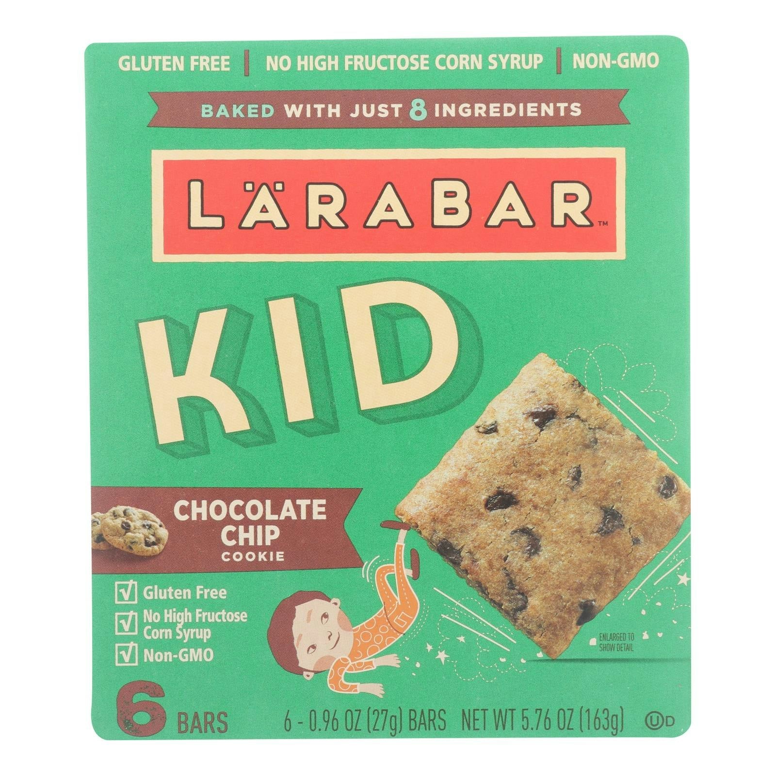 Larabar - Bar Kids Chocolate Chip Cookie 6/.96 oz (Pack of 8)