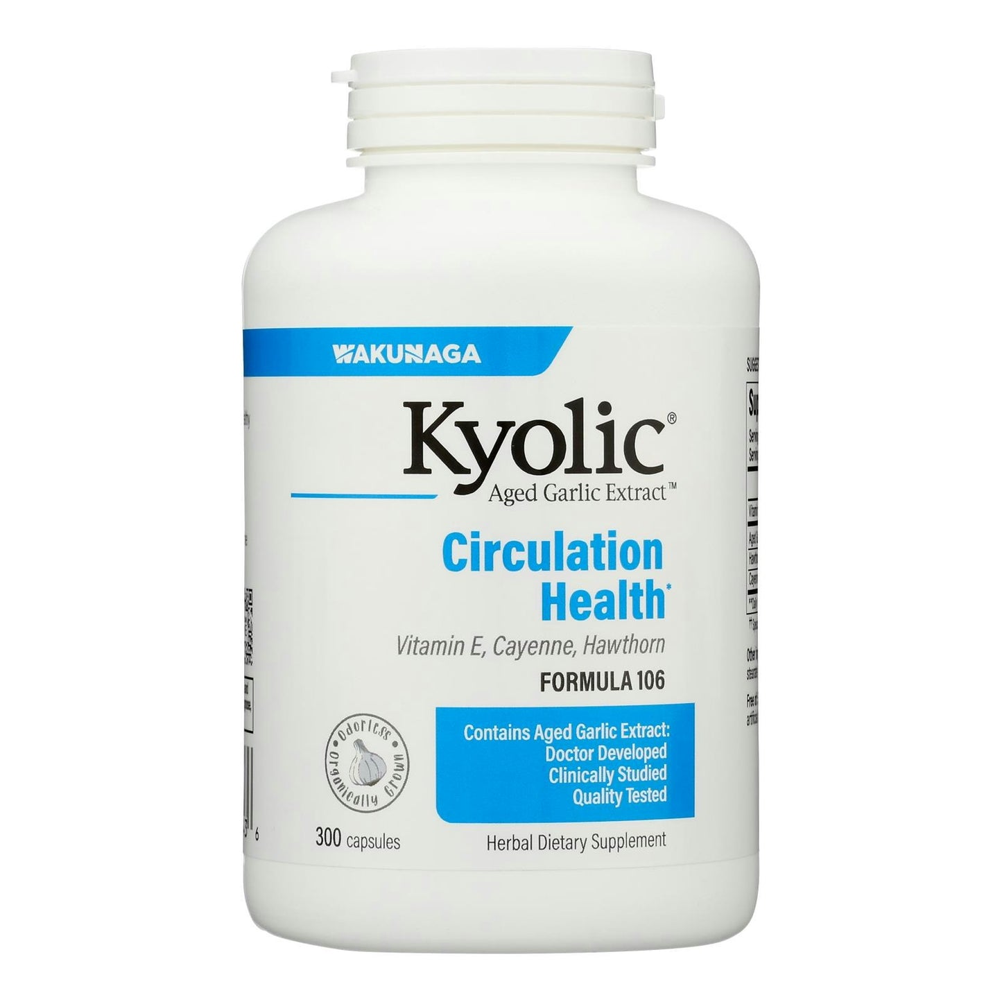 Kyolic - Aged Garlic Extract Circulation Formula 106 - 300 Capsules