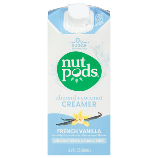 Nutpods Creamer Dairy Free French Vanilla 11.2 Fo Pack of 12