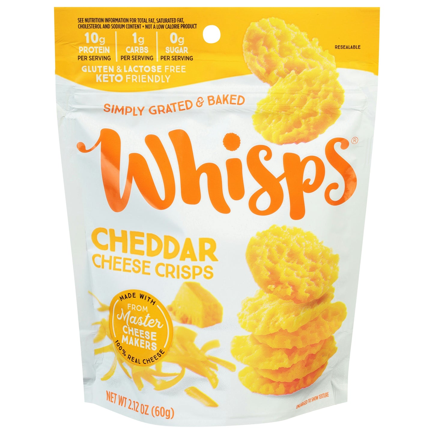 Whisps Cheese Whisps Cheddar 2.12 oz (Pack of 12)