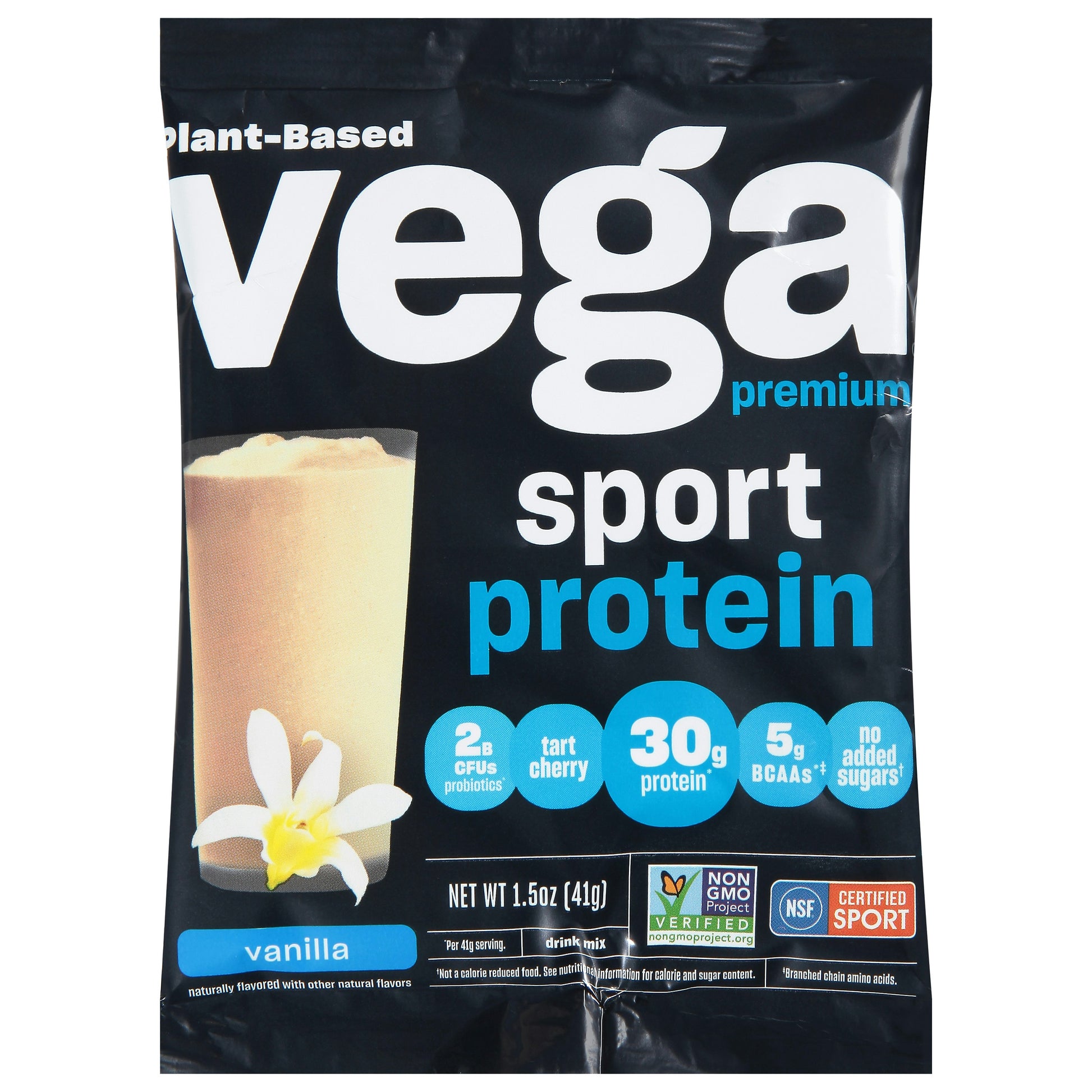 Vega Sport Protein Vanilla Packet 1.5 oz (Pack of 12)