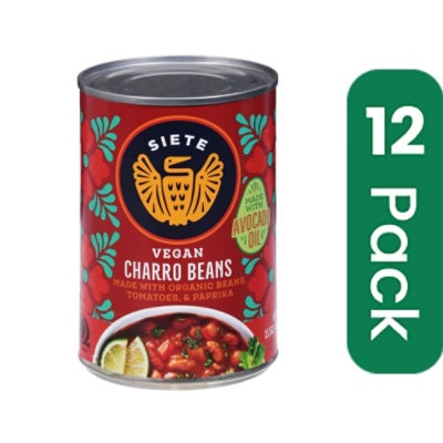 Siete Beans Charro 15.5 Oz (Pack of 12)