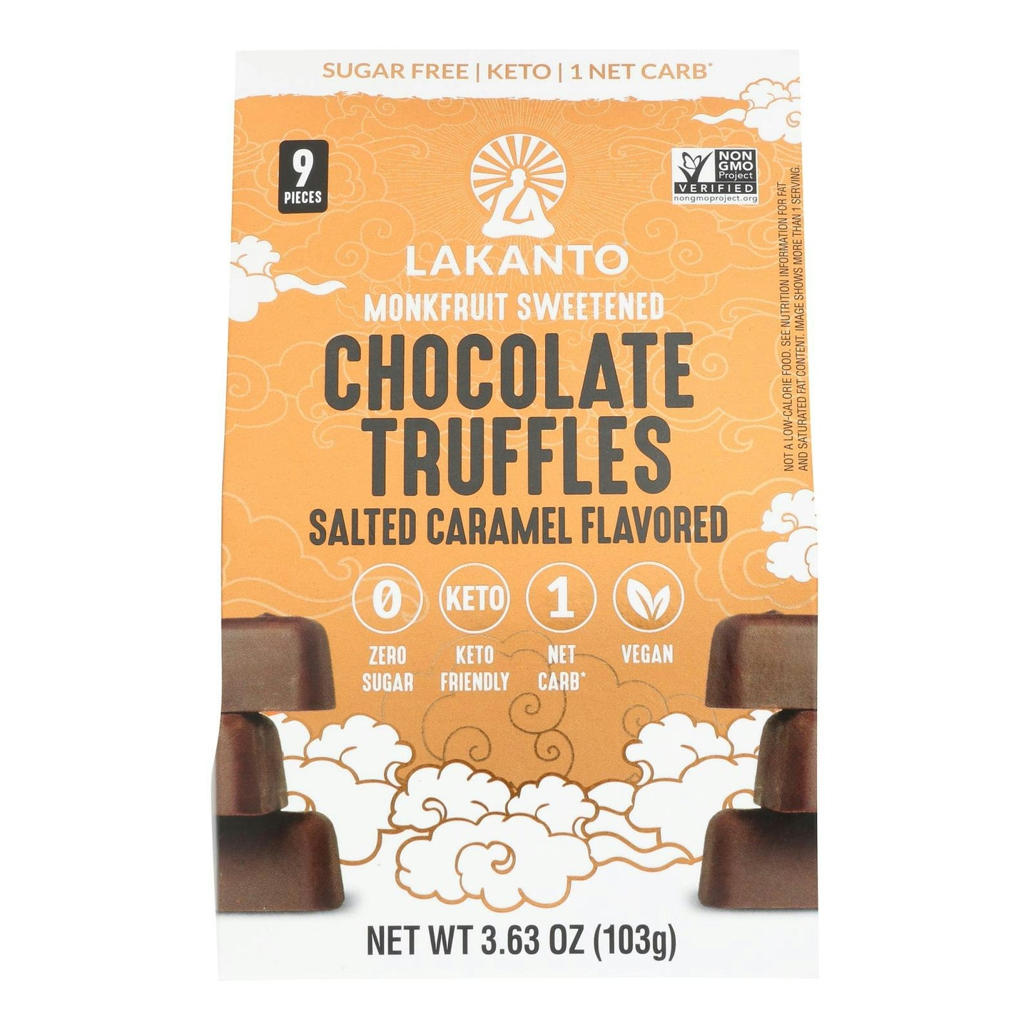 Lakanto - Truffles Keto Salted Caramel Chocolate 3.63 oz (Pack of 10)