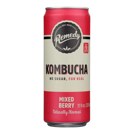 Remedy - Kombucha Mixed Berry 11 fl. oz (Pack of 12)