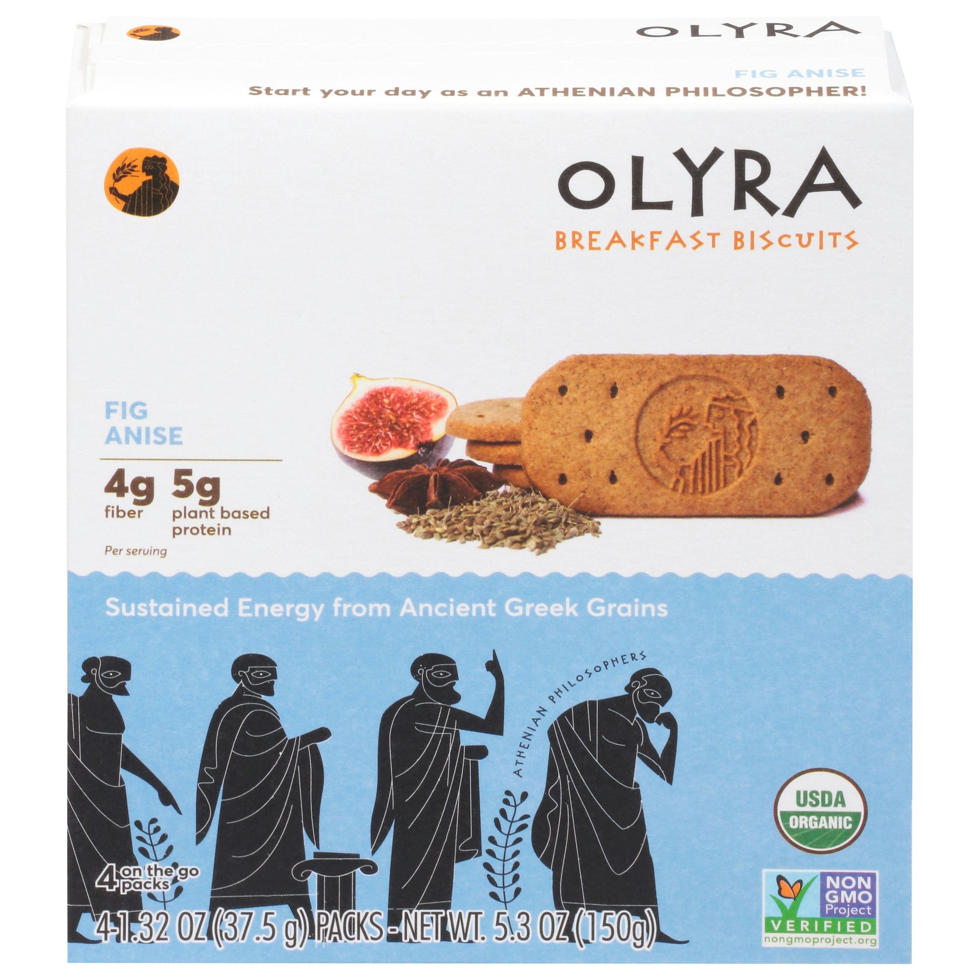 Olyra Biscuit Bfast Fig Anise 5.3 Oz (Pack of 6)