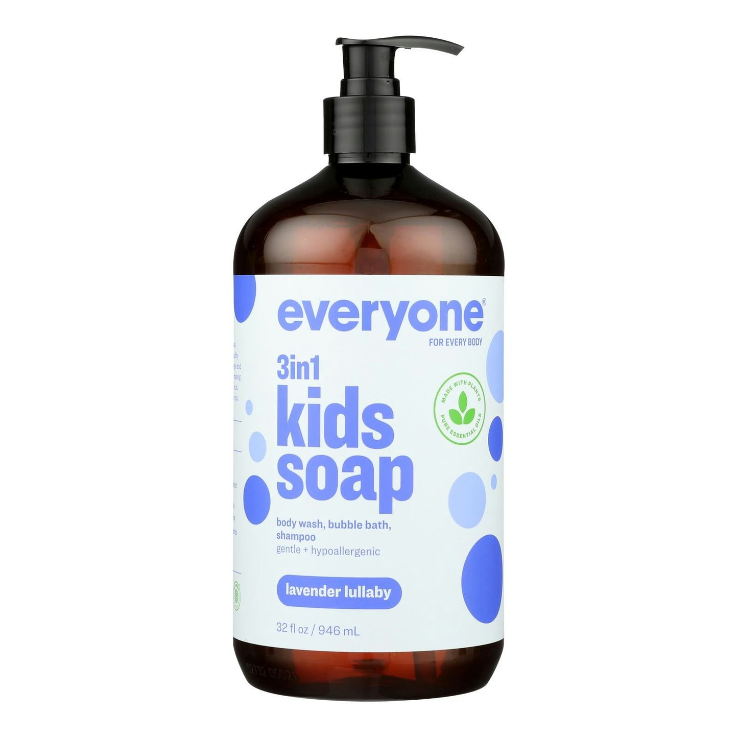 EO Products - Soap - Everyone for Kids - 3-in-1 - Lavender Lullaby Botanical - 32 oz