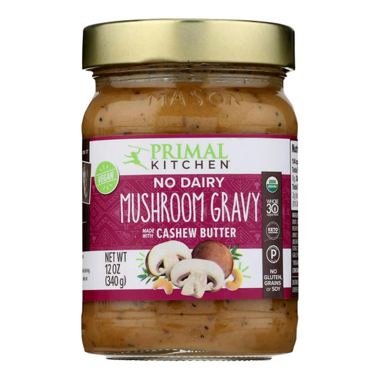 Primal Kitchen - Gravy Mushroom Cashew Butter 12 oz (Pack of 6)