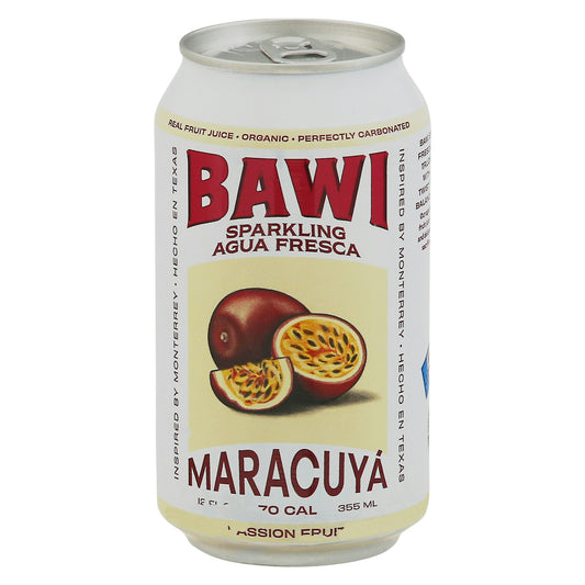 Bawi Agua Fresca Agua Fresca Sparkling Passionfruit 12 Fo Pack of 12