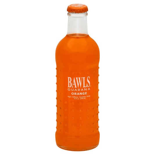 Bawls Guarana Soda Mandarin Orange 10 Oz (Pack of 12)