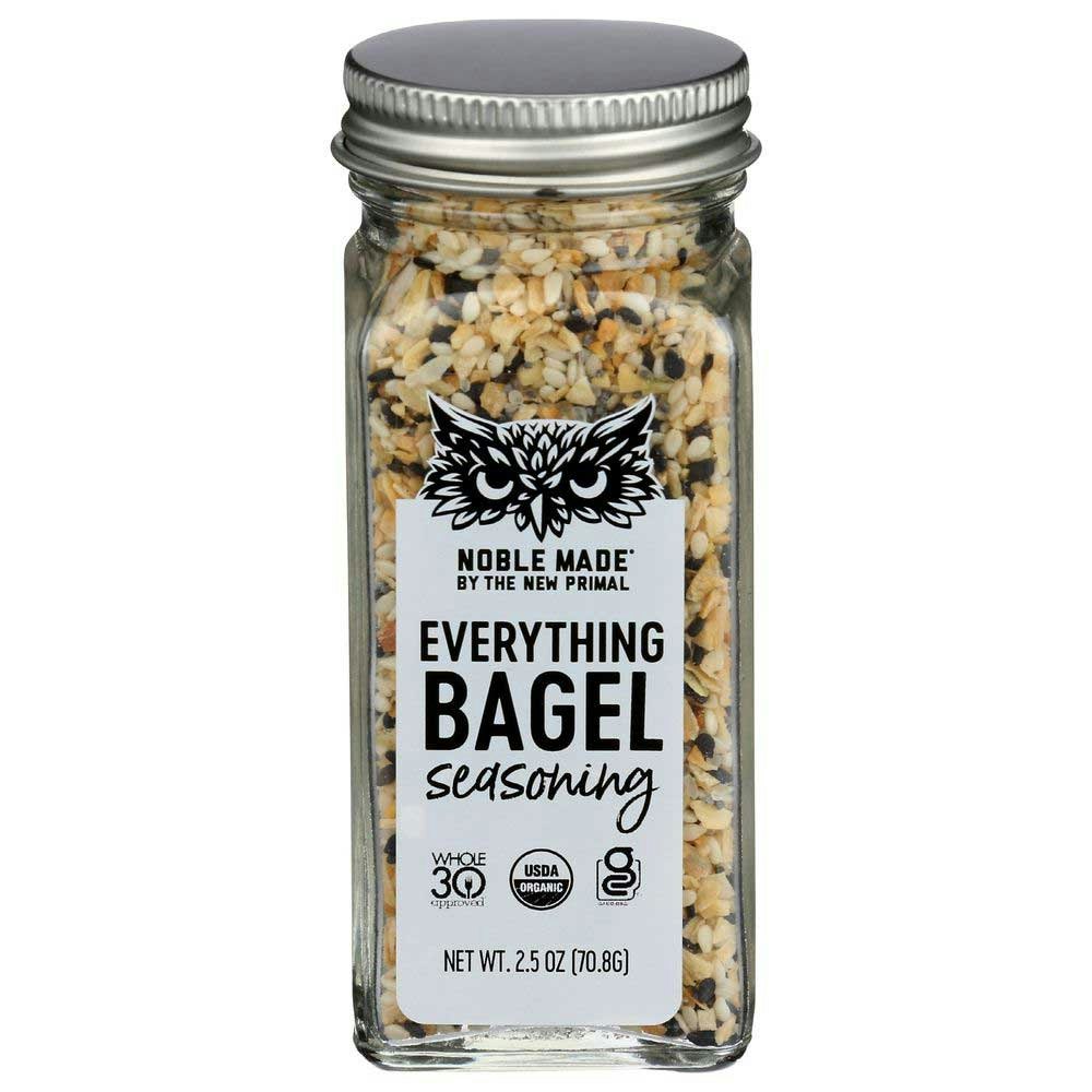 The New Primal Organic Everything Bagel Seasoning 2.5 Oz Pack of 6