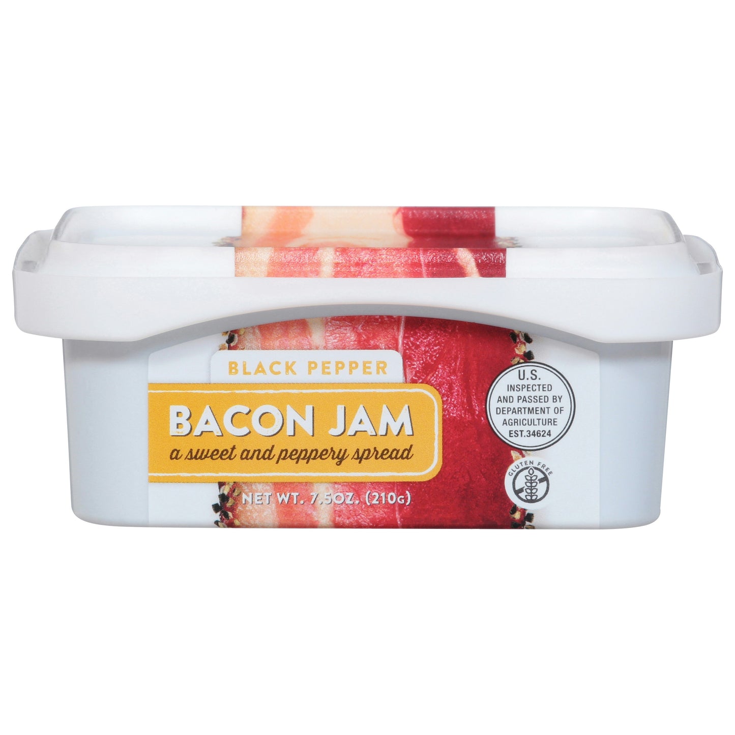 Tbj Gourmet Bacon Jam Black Pepper 7.5 oz (Pack of 12)