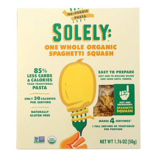 Solely - Pasta Spaghetti Squash 1.76 oz (Pack of 6)