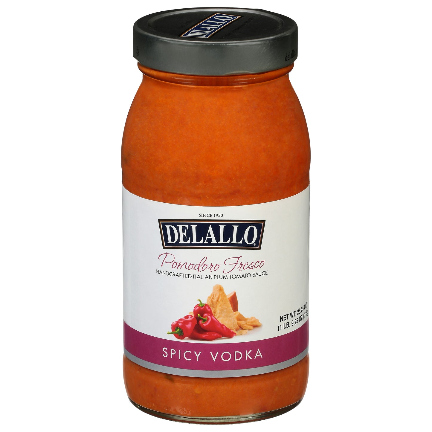 Delallo Sauce Vodka Spy Pomodoro Fresco 25.25 Oz (Pack of 6)