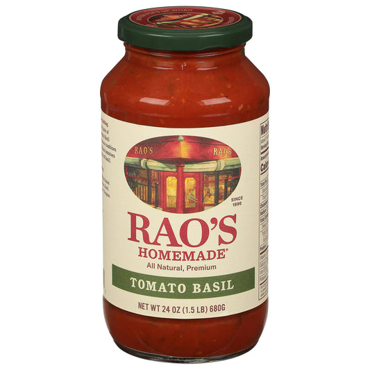 Raos Sauce Tomato Basil 24 oz (Pack of 6)