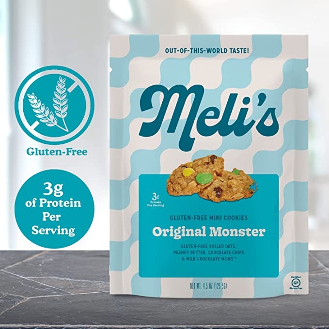 Meli's Monster Cookies - Mini Original Monster Cookies 4.5 oz (Pack of 6)