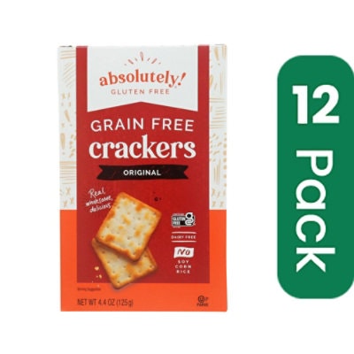 Absolutely Crackers Gluten Free Original Box - 4.4 oz (Pack of 12)