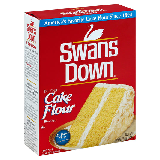 Swans Flour Cake Regular 32 oz (Pack of 8)