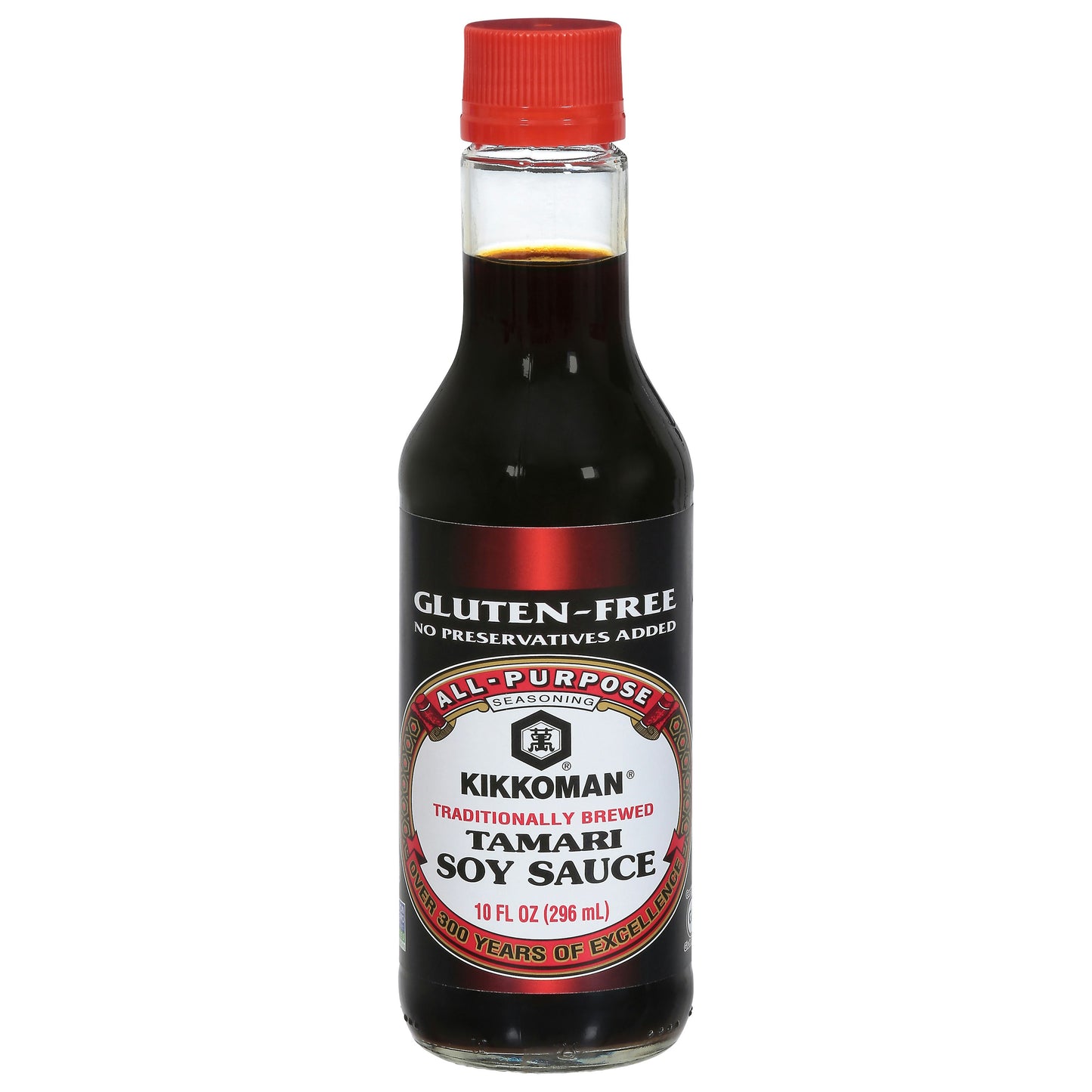 Kikkoman Sauce Soy Tamari Gluten Free 10 oz (Pack of 6)