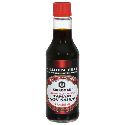 Kikkoman Sauce Soy Tamari Gluten Free 10 oz (Pack of 6)