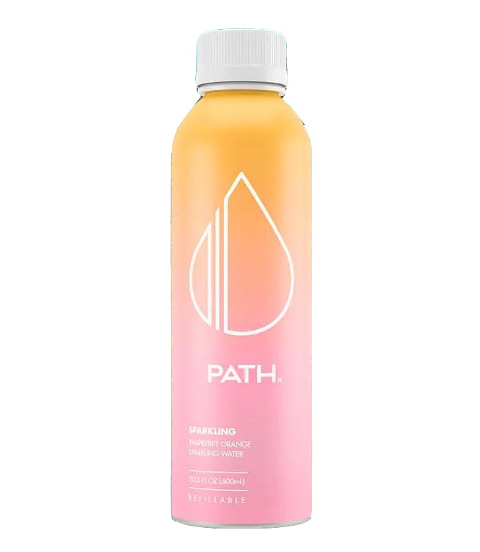 Pathwater Sparkling Water Raspberry Orange 20.3 Fl Oz (Pack of 12)