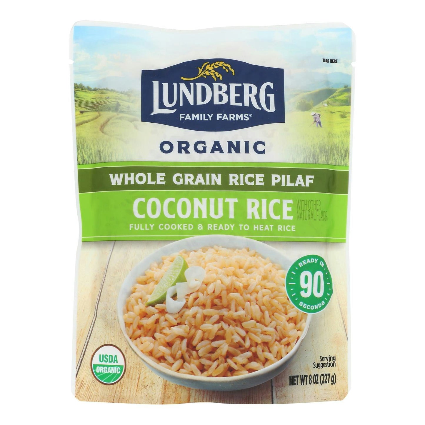 Lundberg Family Farms - Rice Coconut Retort - 8 oz (Pack of 6)