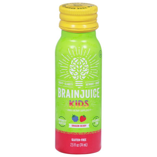 Brainjuice Shot Kids Immune Berry 2.5 fl oz (Pack of 12)