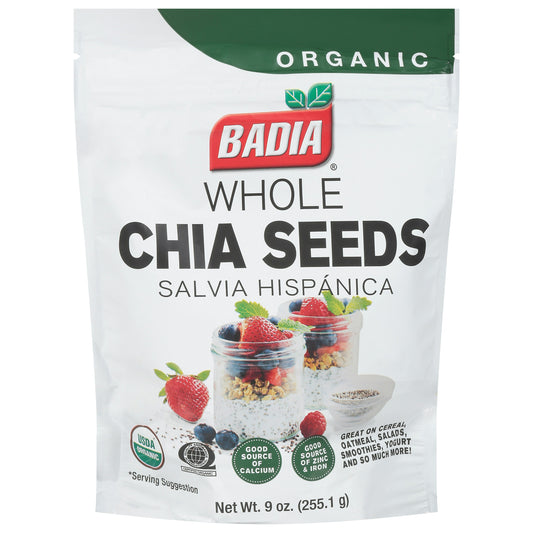 Badia Spice Chia Seed 9 Oz Pack of 8