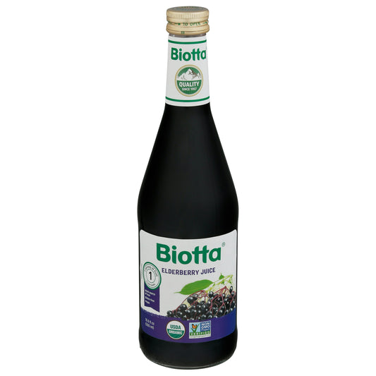 Biotta Juice Elderberry 16.9 fl oz (Pack of 6)