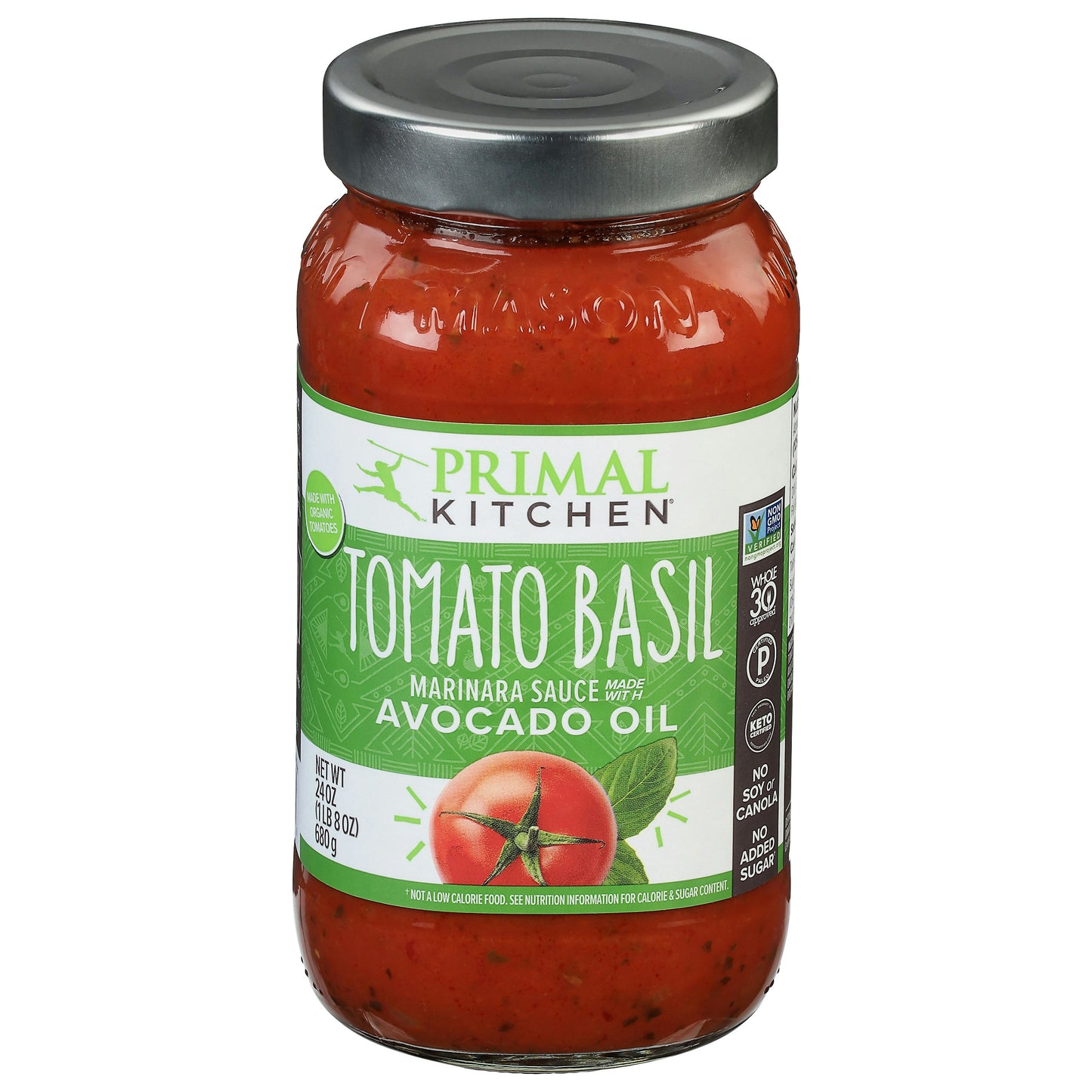 Primal Kitchen Sauce Tomato Basil Marinara 24 oz (Pack of 6)