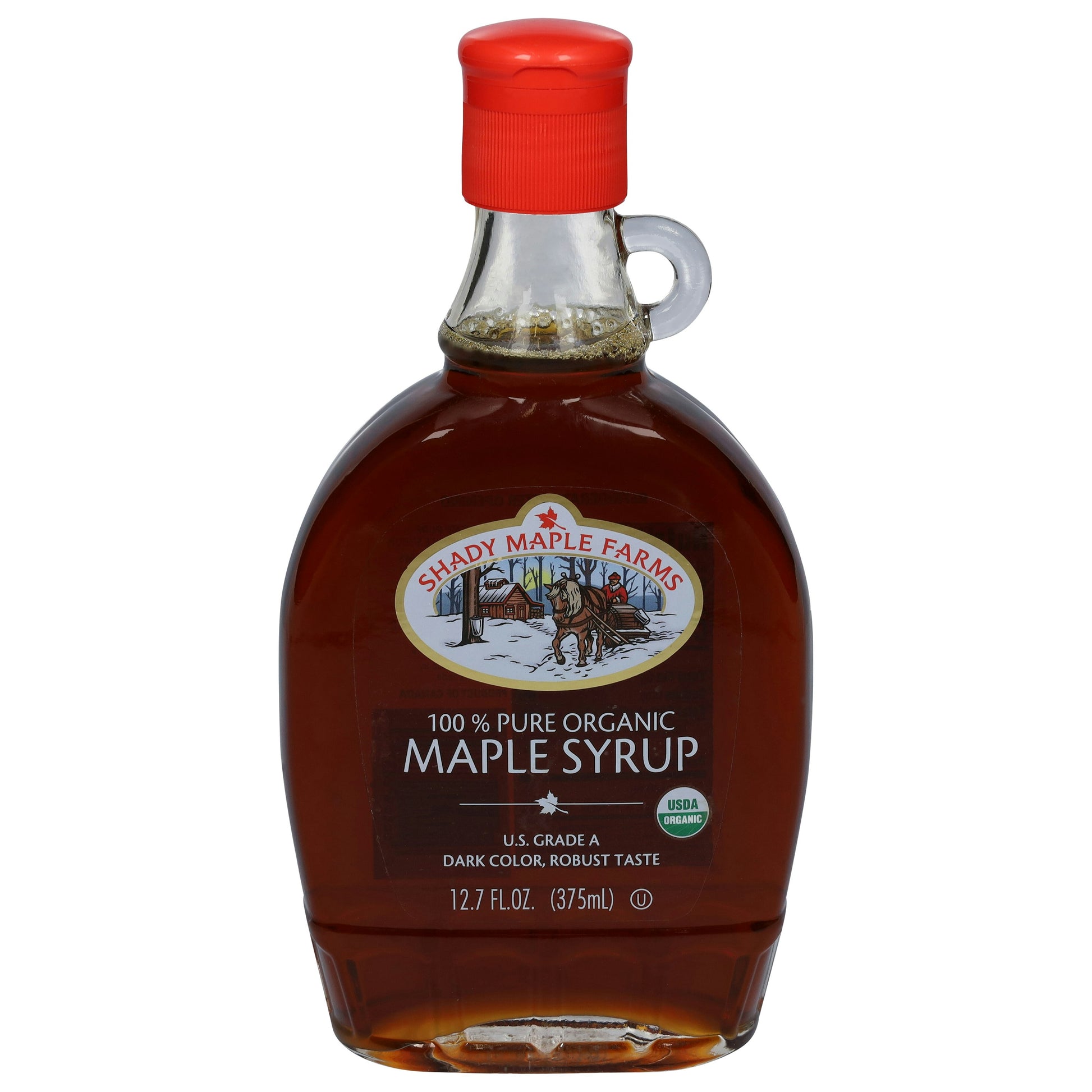 Shady Maple Farm Syrup Maple Dark Robust Organic 12.7 oz (Pack of 12)