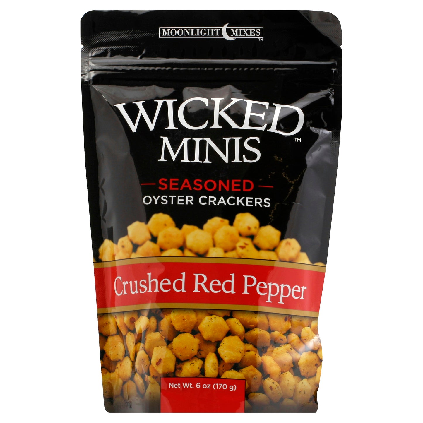 Wicked Mix Crackers Oystr Red Pepper 6 oz (Pack of 6)