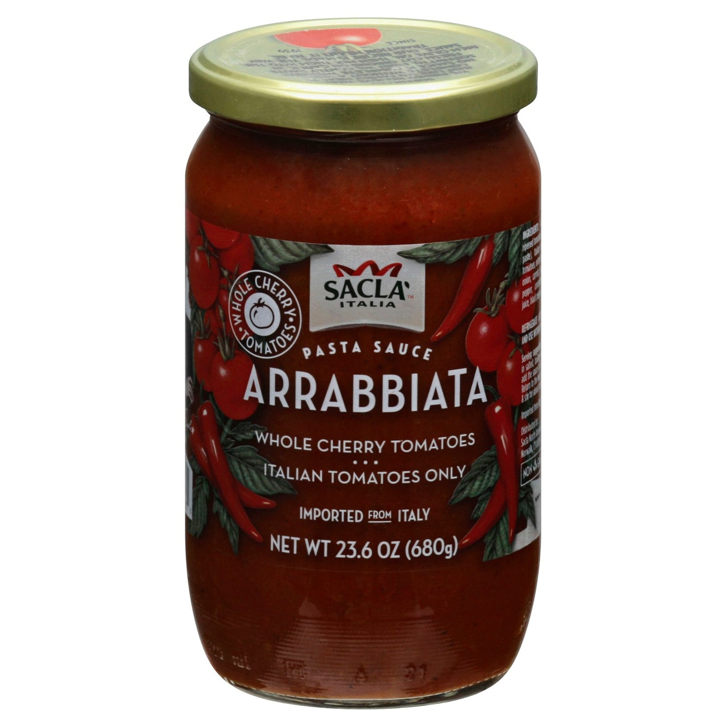 Sacla Tomatos Cherry Arrabbiata 24 oz (Pack of 6)