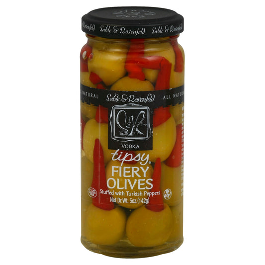 Sable & Rosenfeld Tipsy Olive Fiery 5 oz (Pack of 6)