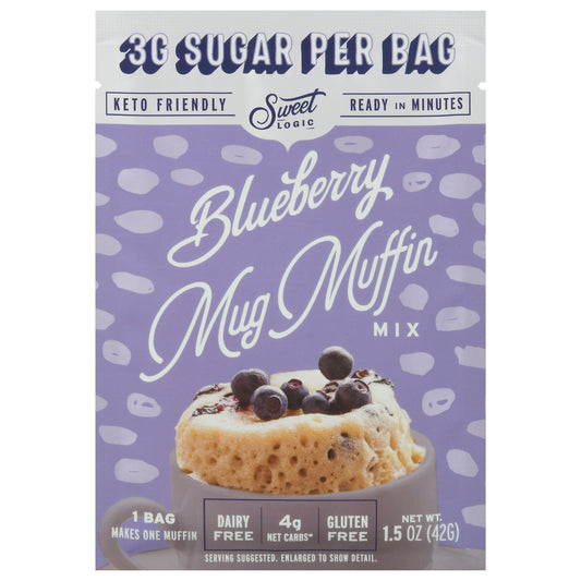 Sweet Logic Muffin Mix Blueberry 1.5 Oz (Pack of 10)