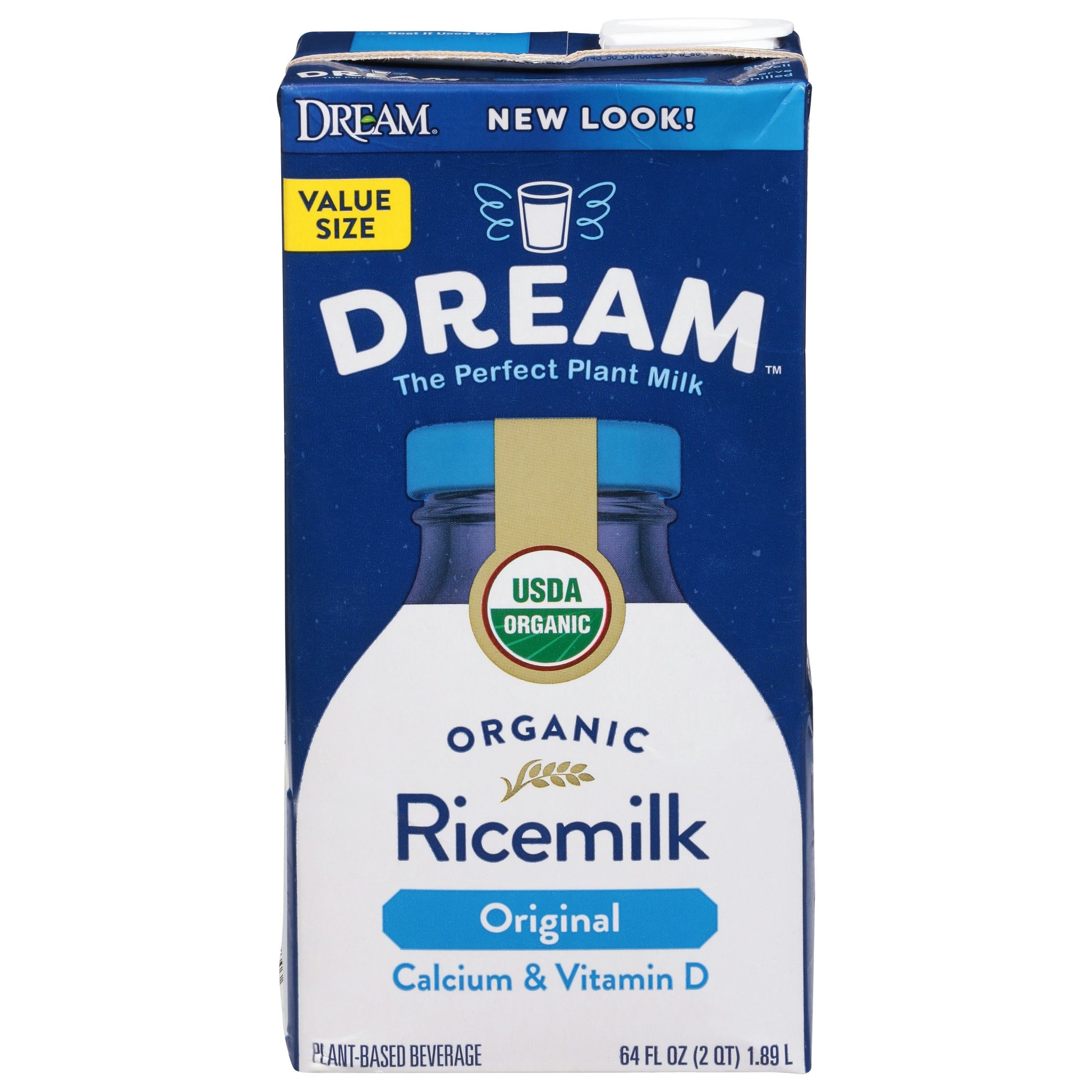 Dream Rice Dream Original Enriched 64 FO (Pack of 8)