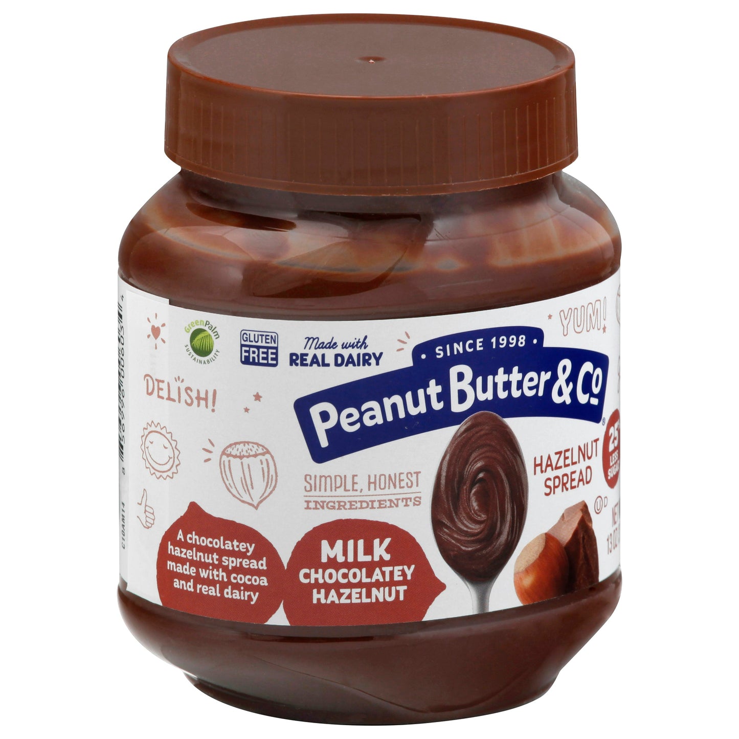 Peanut Butter & Co Spread Hazelnut Milk Chocolate 13 Oz (Pack of 6)