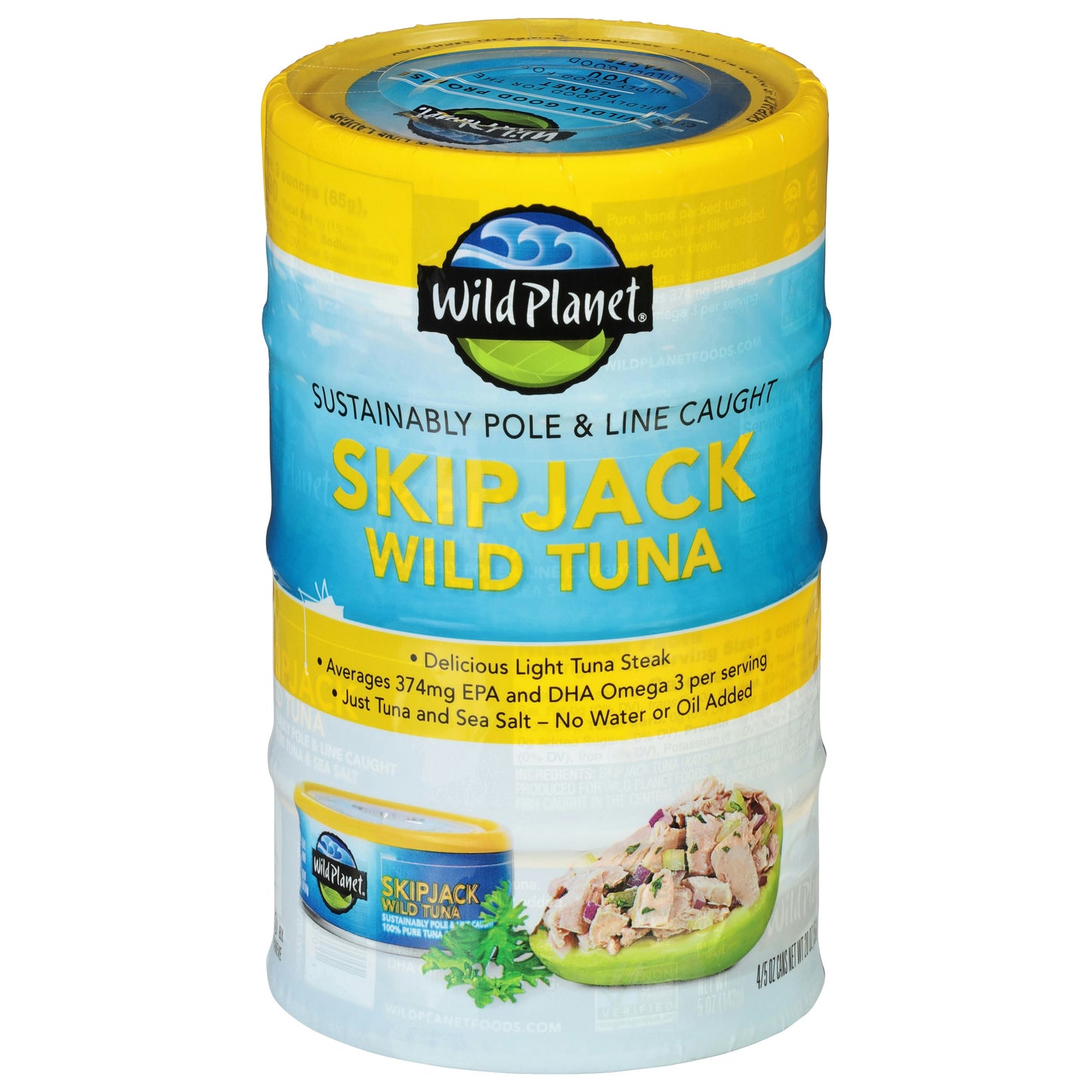 Wild Planet Tuna Skipjack Wild 4 Pack