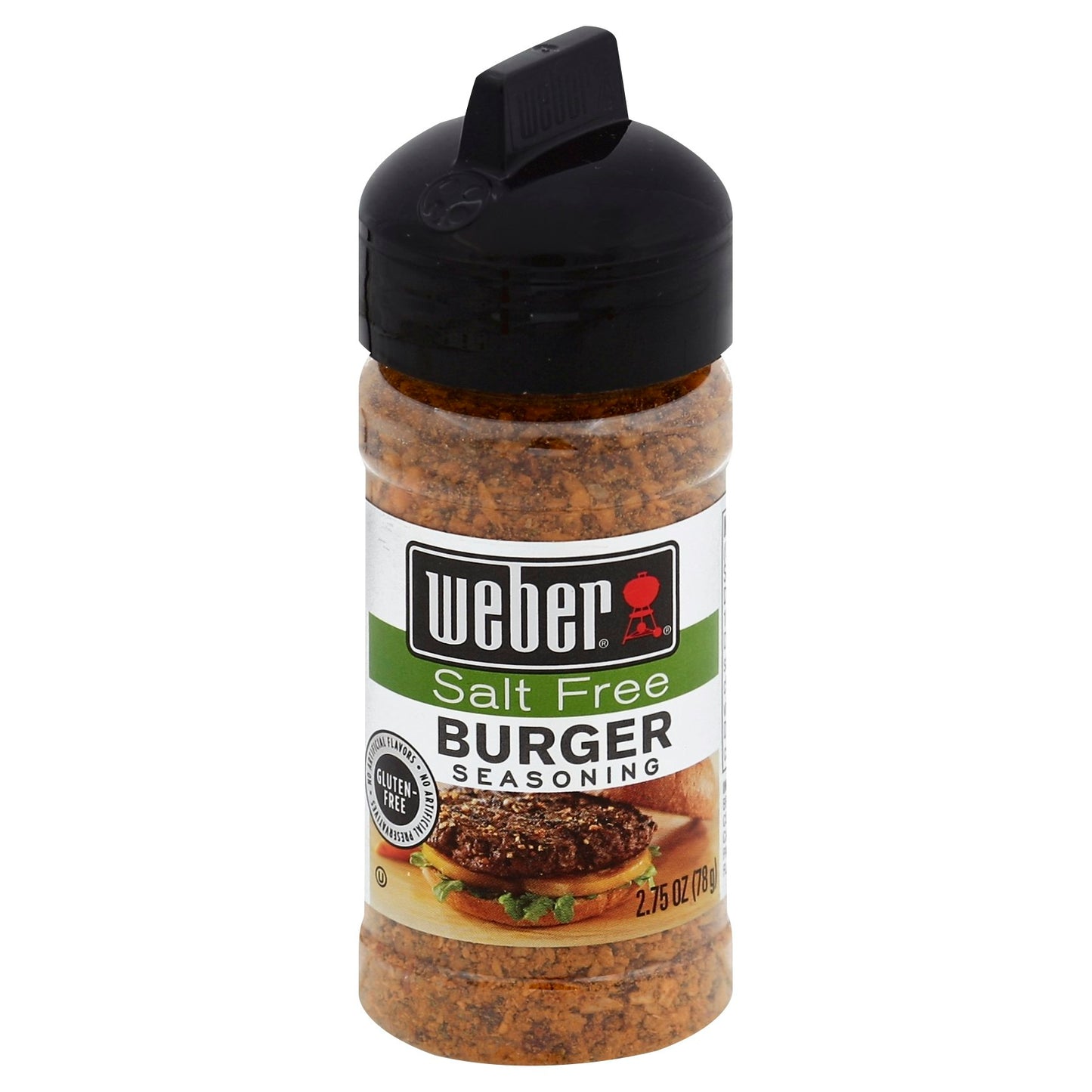 Weber Burger Seasoning Salt Free 2.5 Oz (Pack of 6)