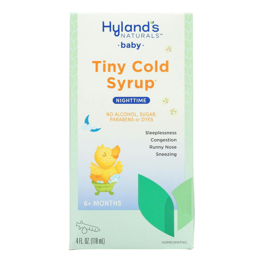 Hylands Homepathic Cold Syrup - Nighttime Tiny - Baby - 4 fl oz (Pack of 3)