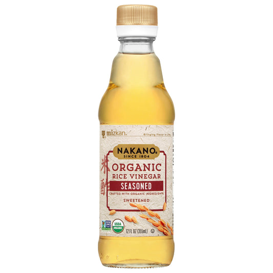 Nakano Vinegar Rice Seasoned Organic 12 Oz (Pack of 6)