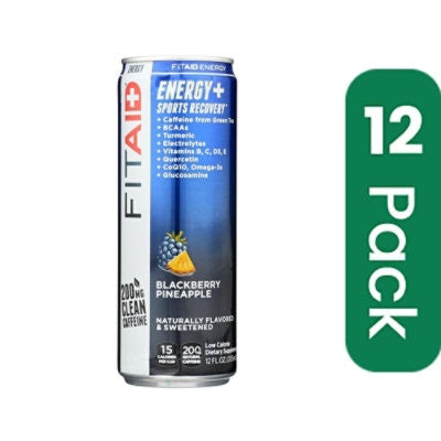 Lifeaid Beverage Company - Fitaid Energy Blackberry Pineapple 12 fl. Oz (Pack of 12)