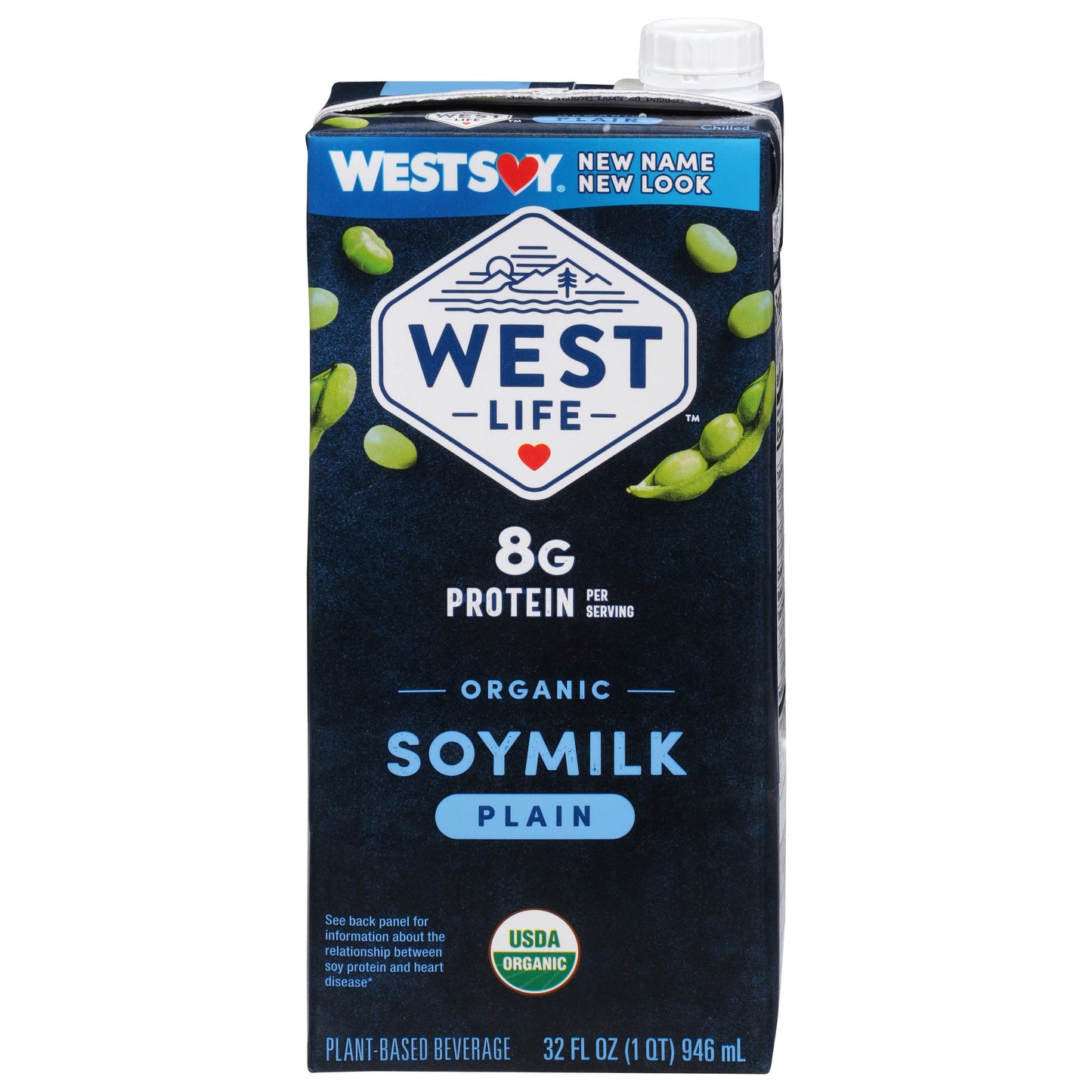 West Life Soymilk Original Organic 32 Fo Pack of 12