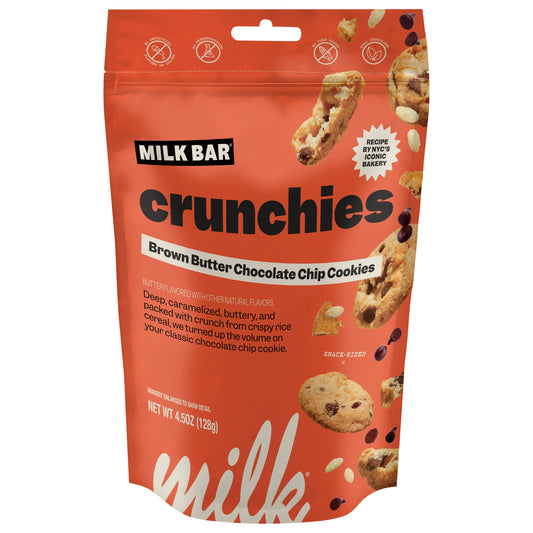 Milkbar Crunchies Brownbutter Chocchip - 4.5 OZ (Pack of 12)