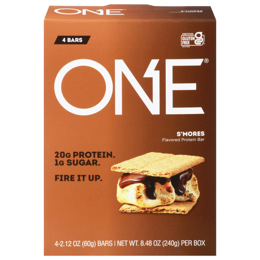 One Bar S'mores - 4-2.12 OZ (Pack of 6)