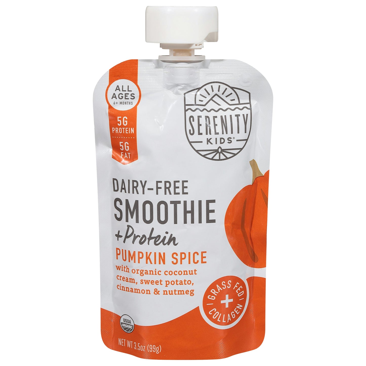 Serenity Kids Smoothie Pumpkin Spice 3.5 Oz (Pack Of 6)