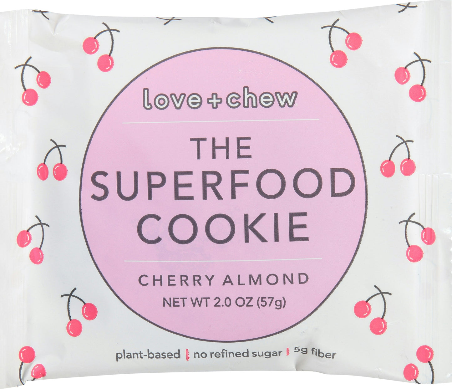 Love Chew Cookie Cherry Almond 2 oz (Pack of 12)