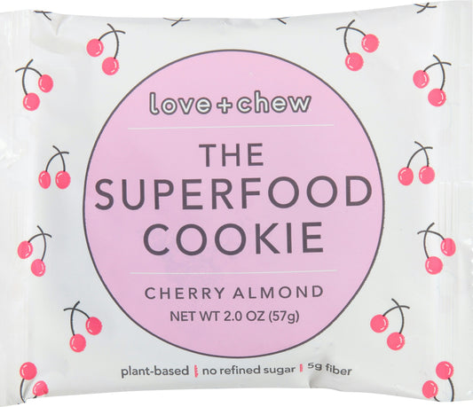 Love Chew Cookie Cherry Almond 2 oz (Pack of 12)